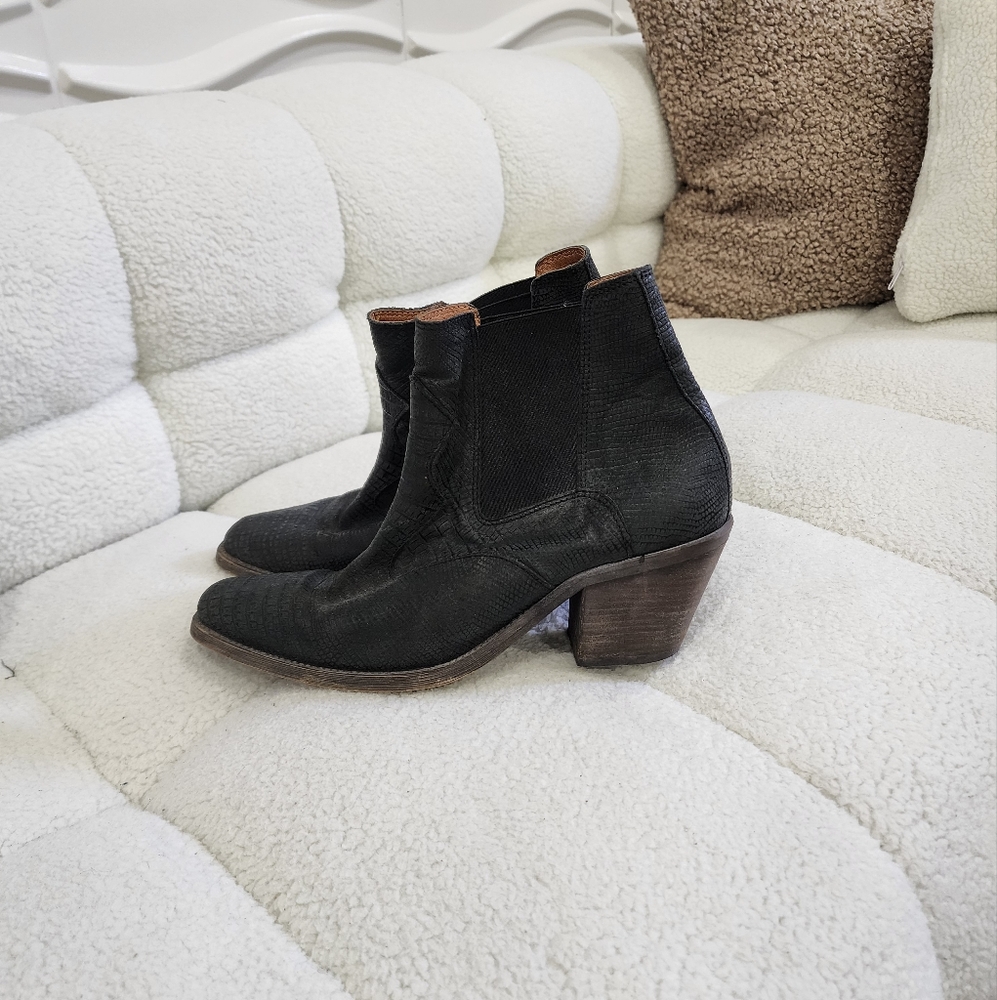Free People Leather Chelsea Boots